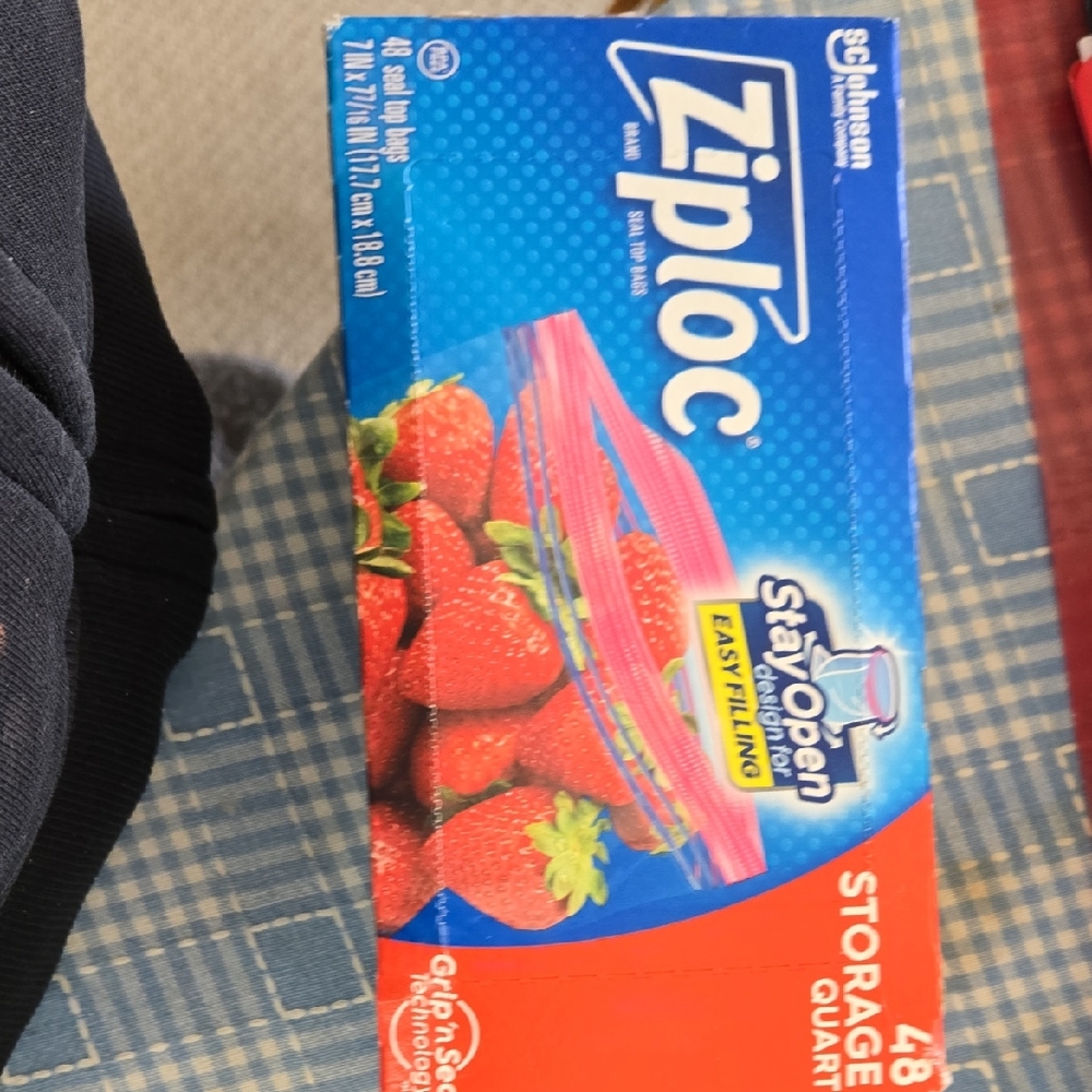 Ziploc Storage Quart Bags